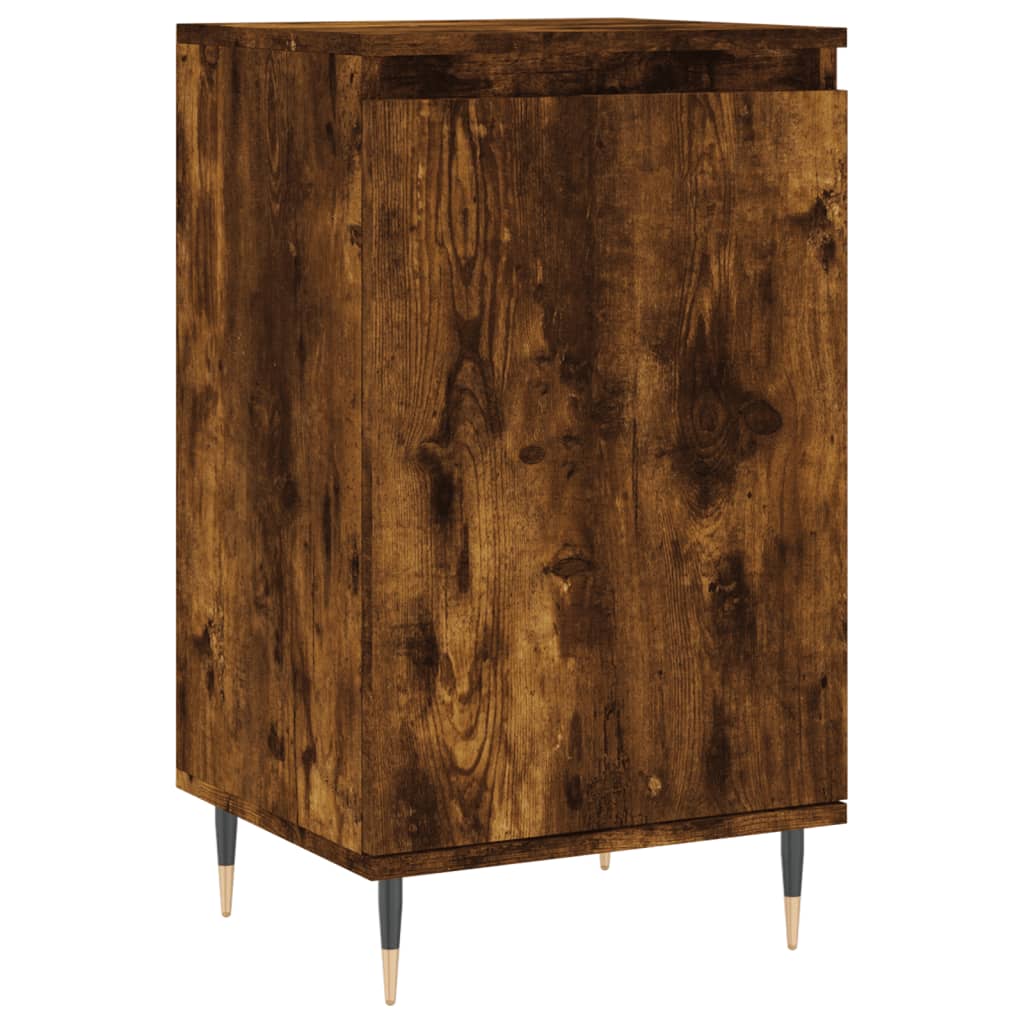 Vidaxl dressoir 40x35x70 cm bewerkt hout gerookt eikenkleurig