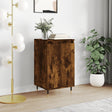 Vidaxl dressoir 40x35x70 cm bewerkt hout gerookt eikenkleurig