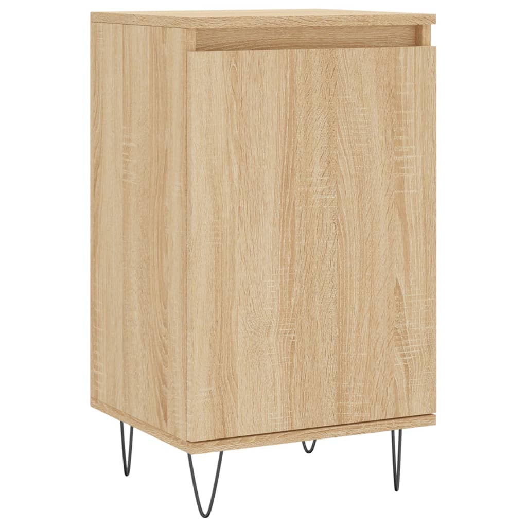 Vidaxl dressoir 40x35x70 cm bewerkt hout sonoma eikenkleurig