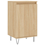 Vidaxl dressoir 40x35x70 cm bewerkt hout sonoma eikenkleurig