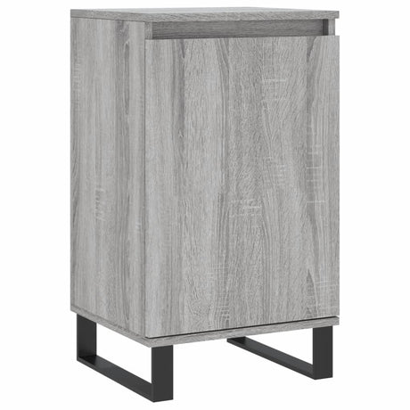 Vidaxl dressoir 40x35x70 cm bewerkt hout grijs sonoma