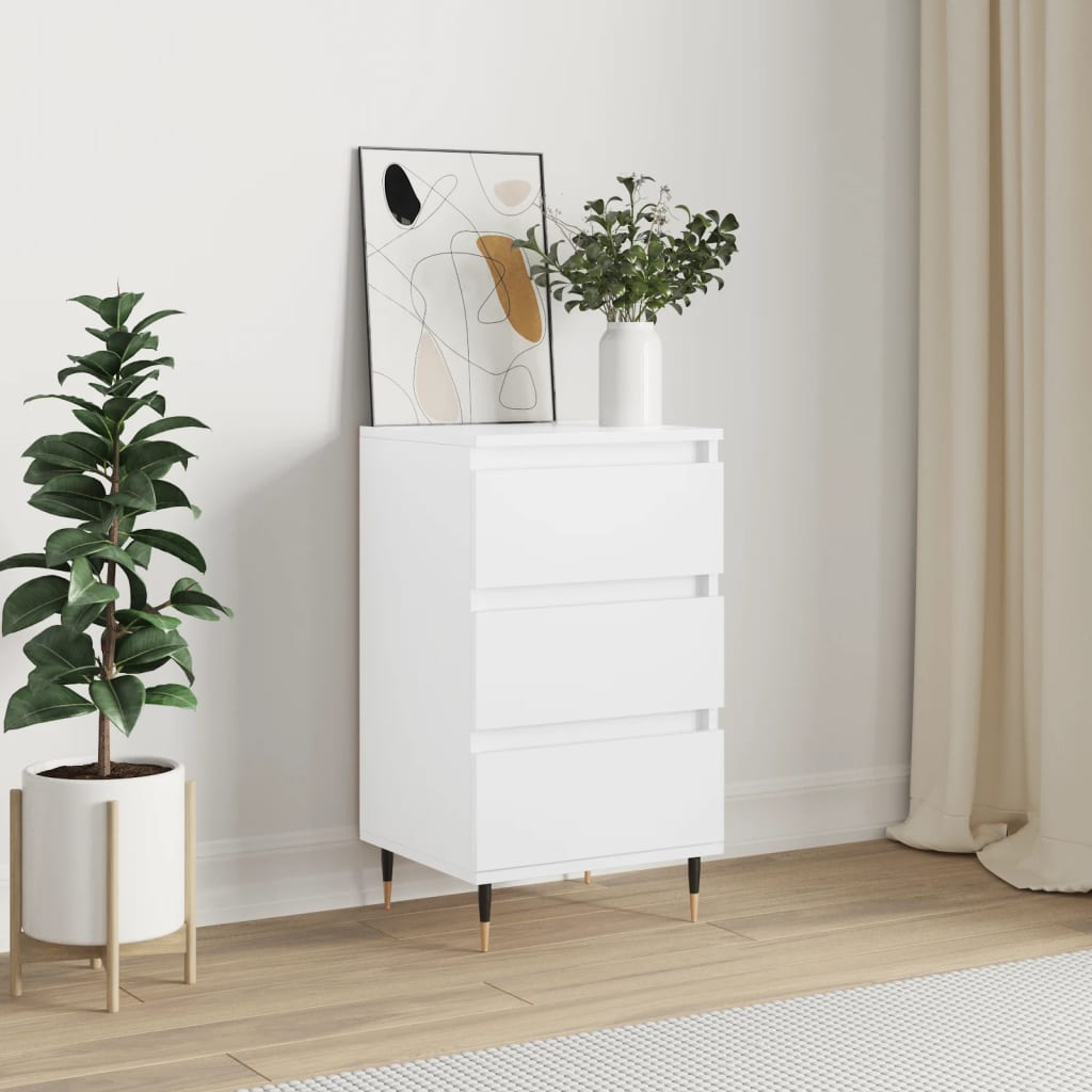 Vidaxl dressoir 40x35x70 cm bewerkt hout wit