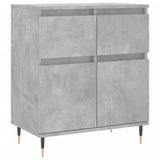 Vidaxl dressoir 60x35x70 cm bewerkt hout betongrijs