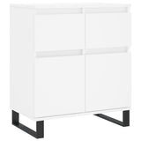 Vidaxl dressoir 60x35x70 cm bewerkt hout wit