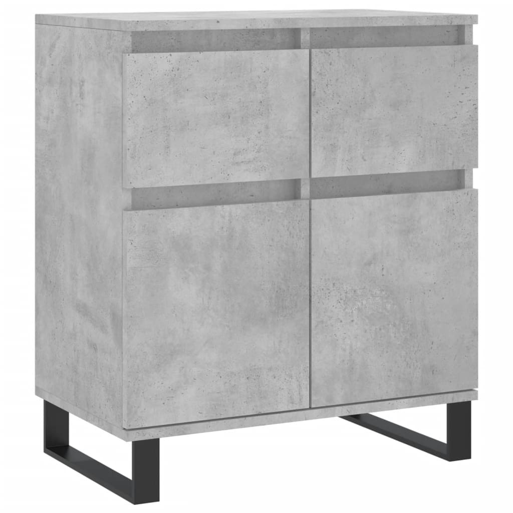 Vidaxl dressoir 60x35x70 cm bewerkt hout betongrijs