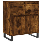 Vidaxl dressoir 60x35x70 cm bewerkt hout gerookt eikenkleurig
