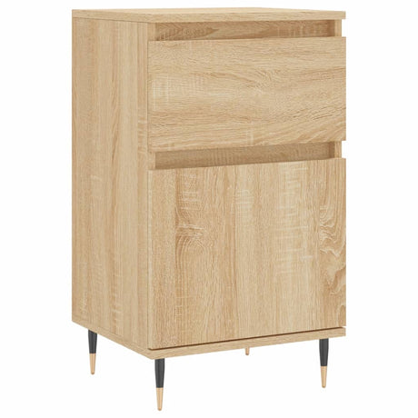 Vidaxl dressoir 40x35x70 cm bewerkt hout sonoma eikenkleurig