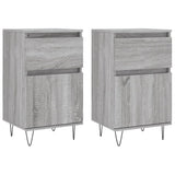 Vidaxl dressoirs 2 st 40x35x70 cm bewerkt hout grijs sonoma