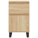 Vidaxl dressoir 40x35x70 cm bewerkt hout sonoma eikenkleurig