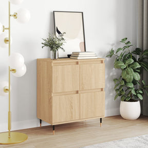Vidaxl dressoir 60x35x70 cm bewerkt hout sonoma eikenkleurig
