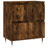 Vidaxl dressoir 60x35x70 cm bewerkt hout gerookt eikenkleurig