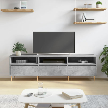 Vidaxl tv-meubel 150x30x44,5 cm bewerkt hout betongrijs