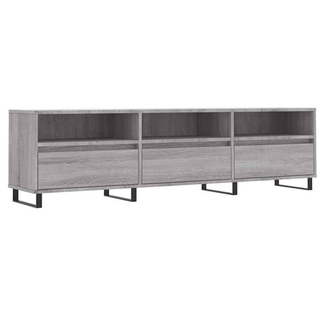 Vidaxl tv-meubel 150x30x44,5 cm bewerkt hout grijs sonoma eikenkleurig