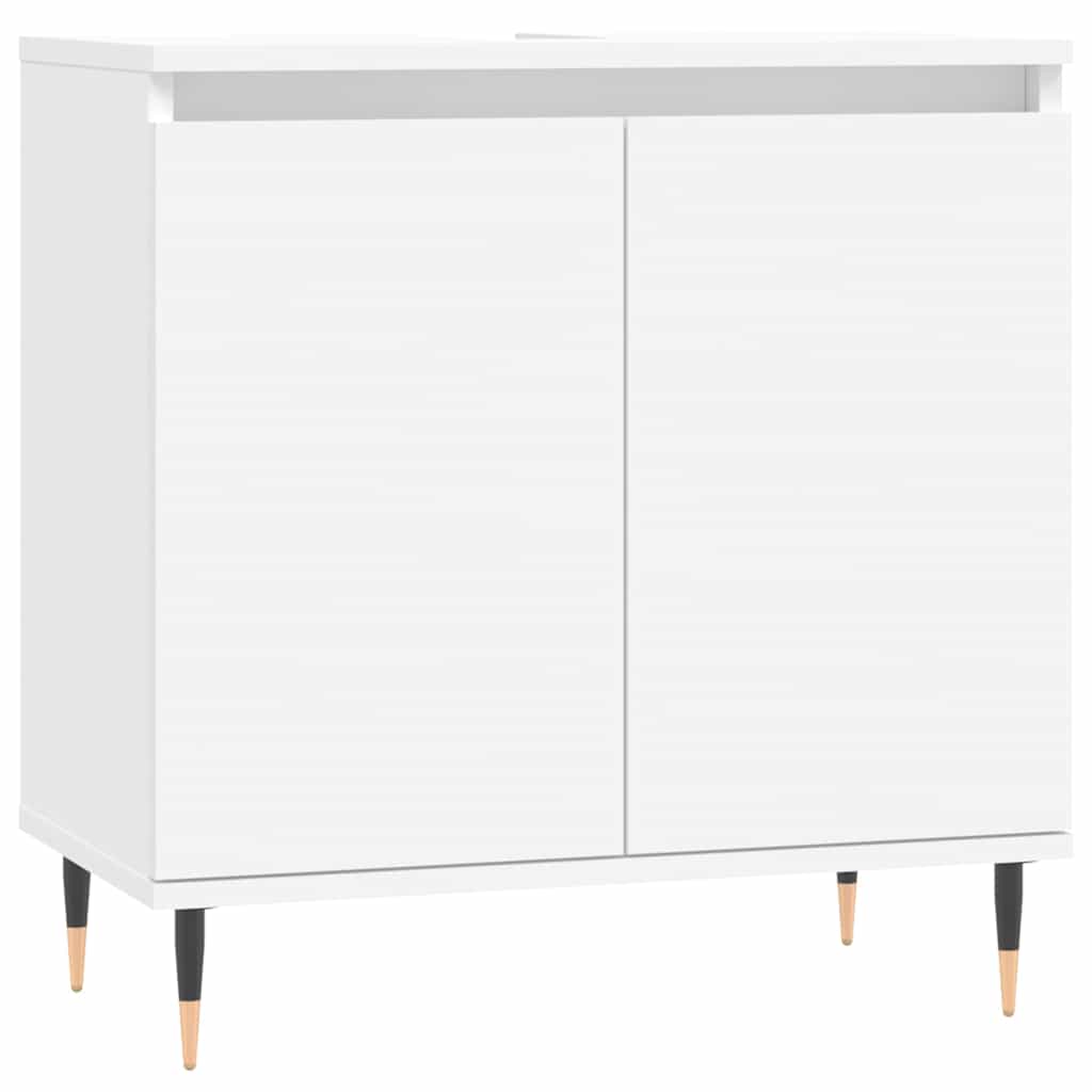 Vidaxl badkamerkast 58x33x60 cm bewerkt hout wit
