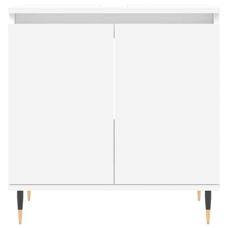 Vidaxl badkamerkast 58x33x60 cm bewerkt hout wit