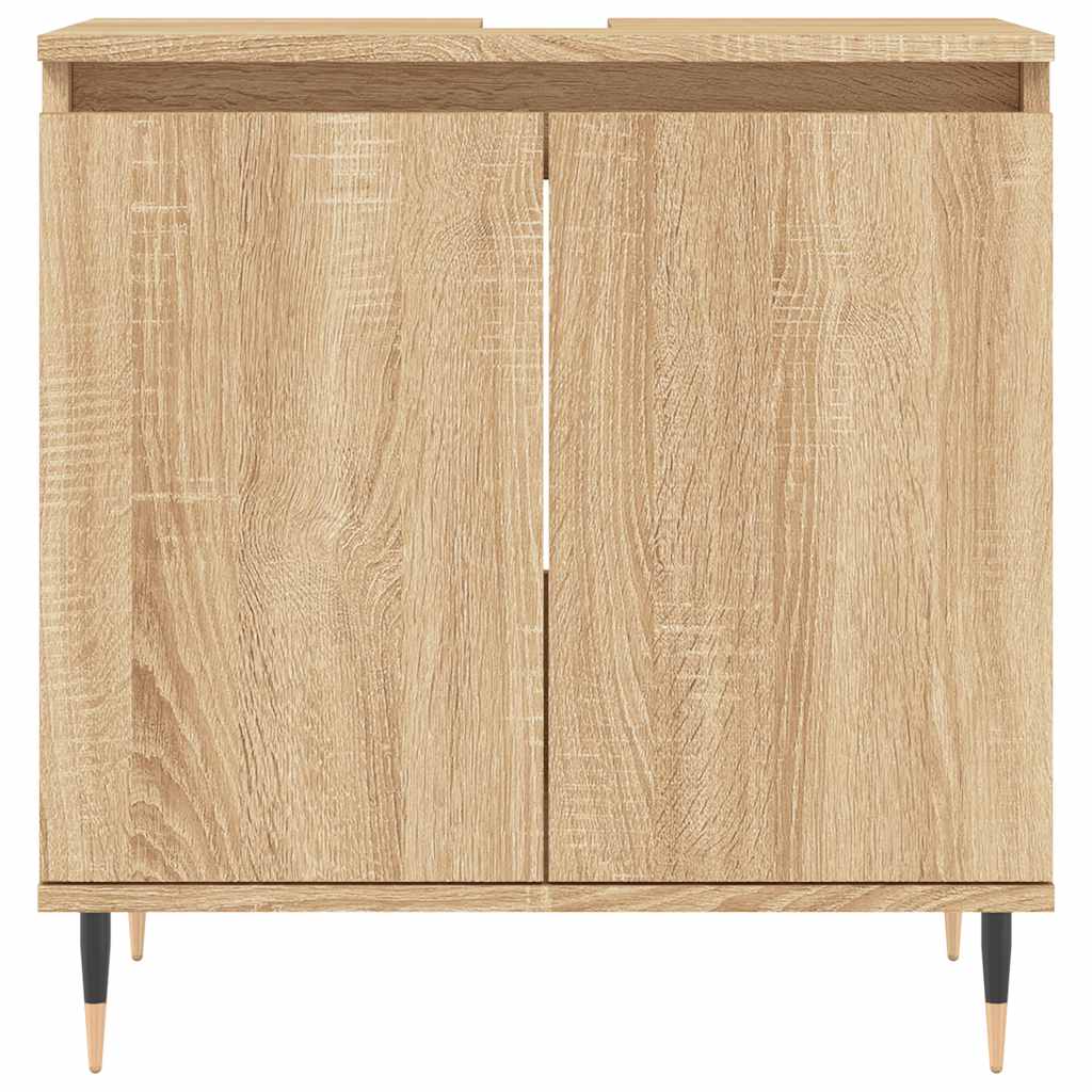 Vidaxl badkamerkast 58x33x60 cm bewerkt hout sonoma eikenkleurig