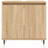 Vidaxl badkamerkast 58x33x60 cm bewerkt hout sonoma eikenkleurig