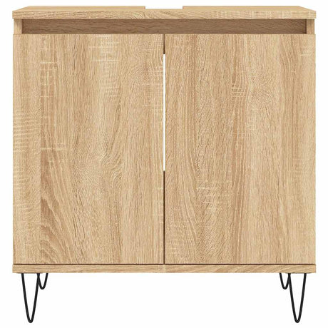 Vidaxl badkamerkast 58x33x60 cm bewerkt hout sonoma eikenkleurig