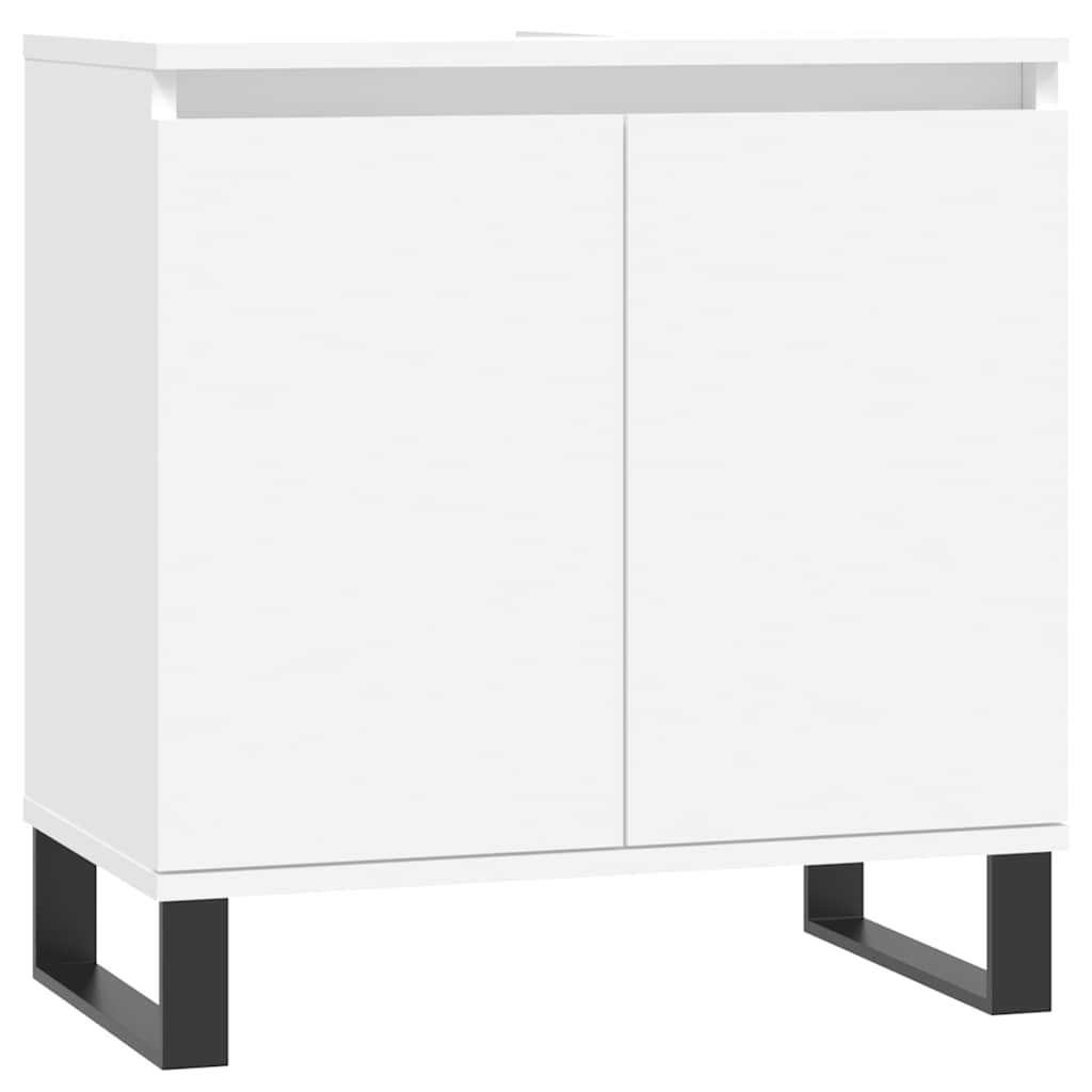 Vidaxl badkamerkast 58x33x60 cm bewerkt hout wit