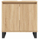Vidaxl badkamerkast 58x33x60 cm bewerkt hout sonoma eikenkleurig