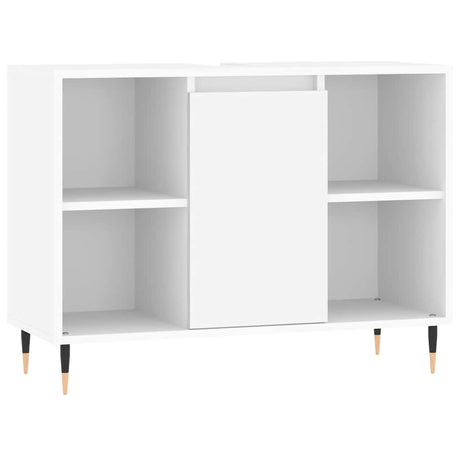 Vidaxl badkamerkast 80x33x60 cm bewerkt hout wit