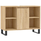 Vidaxl badkamerkast 80x33x60 cm bewerkt hout sonoma eikenkleurig