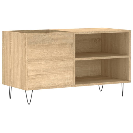 Vidaxl platenkast 85x38x48 cm bewerkt hout sonoma eikenkleurig
