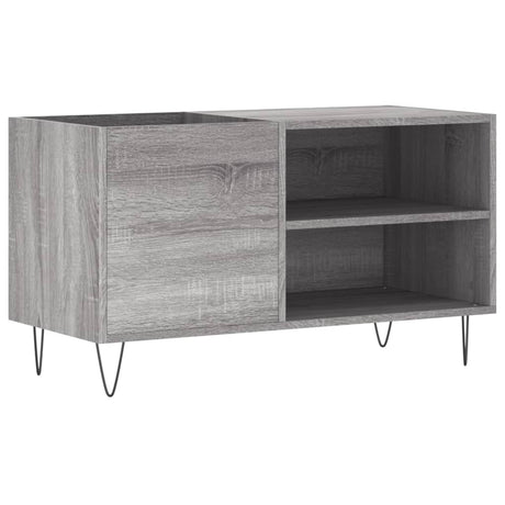 Vidaxl platenkast 85x38x48 cm bewerkt hout grijs sonoma eikenkleurig