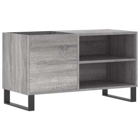 Vidaxl platenkast 85x38x48 cm bewerkt hout grijs sonoma eikenkleurig