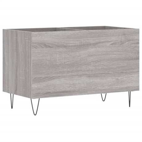 Vidaxl platenkast 74,5x38x48 cm bewerkt hout grijs sonoma eikenkleurig