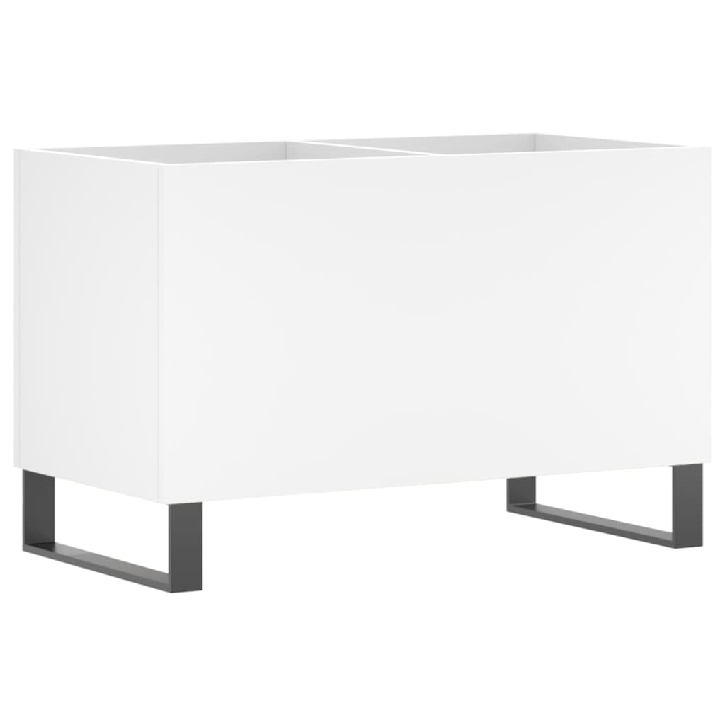 Vidaxl platenkast 74,5x38x48 cm bewerkt hout wit