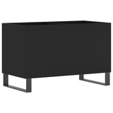 Vidaxl platenkast 74,5x38x48 cm bewerkt hout zwart