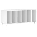 Vidaxl platenkast 100x38x48 cm bewerkt hout wit