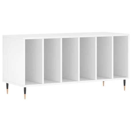 Vidaxl platenkast 100x38x48 cm bewerkt hout wit