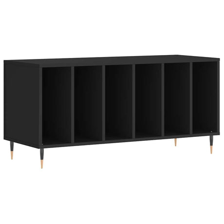Vidaxl platenkast 100x38x48 cm bewerkt hout zwart