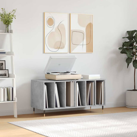 Vidaxl platenkast 100x38x48 cm bewerkt hout betongrijs