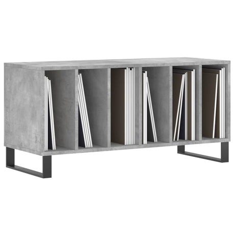 Vidaxl platenkast 100x38x48 cm bewerkt hout betongrijs