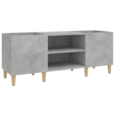 Vidaxl platenkast 121x38x48 cm bewerkt hout betongrijs