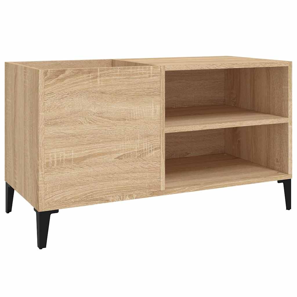 Vidaxl platenkast 84,5x38x48 cm bewerkt hout sonoma eikenkleurig