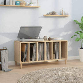Vidaxl platenkast 100x38x48 cm bewerkt hout sonoma eikenkleurig