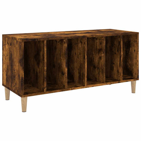 Vidaxl platenkast 100x38x48 cm bewerkt hout gerookt eikenkleurig