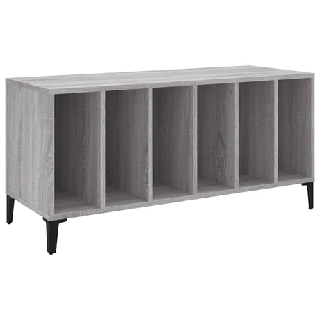 Vidaxl platenkast 100x38x48 cm bewerkt hout grijs sonoma eikenkleurig