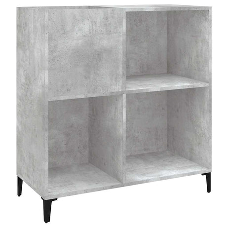 Vidaxl platenkast 84,5x38x89 cm bewerkt hout betongrijs