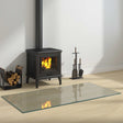 Vidaxl vuurplaats glazen plaat transparant 120 x 60 cm glas