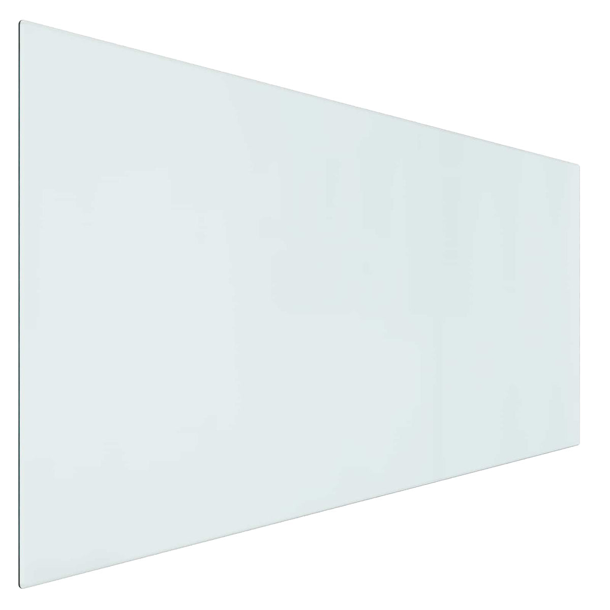 Vidaxl vuurplaats glazen plaat transparant 120 x 60 cm glas