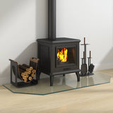 Vidaxl vuurplaats glazen plaat transparant 120 x 50 cm glas