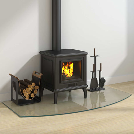 Vidaxl vuurplaats glazen plaat doorzichtig 120 x 60 cm glas