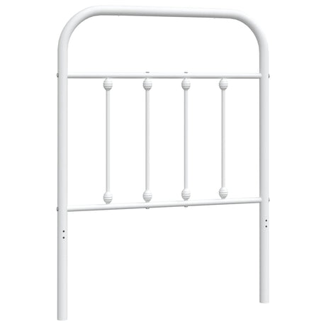 Vidaxl vervangend hoofdbord metaal wit 75 cm