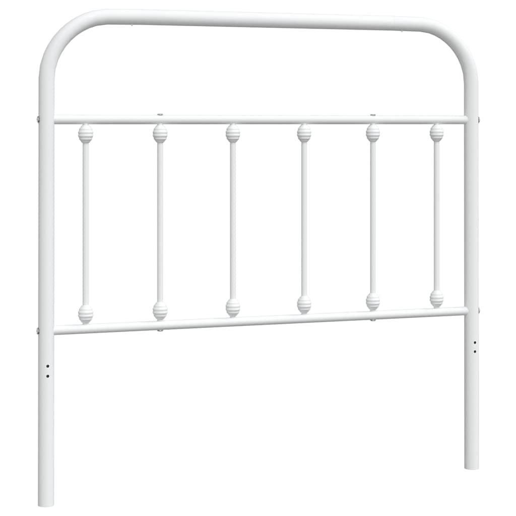 Vidaxl vervangend hoofdbord metaal wit 100 cm