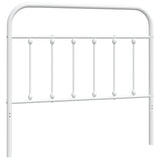 Vidaxl vervangend hoofdbord metaal wit 107 cm